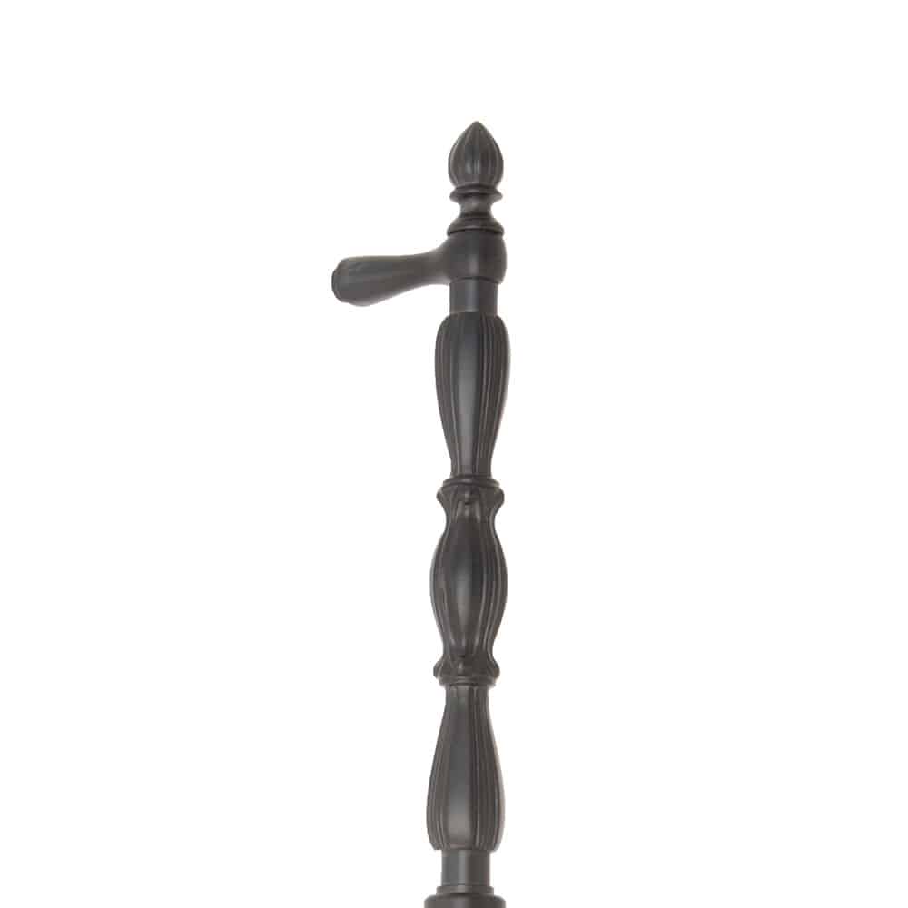Savoy 875 Cabinet Pull - 7/8" Solid Decorative Grip And Straight Post Mounts In Brass