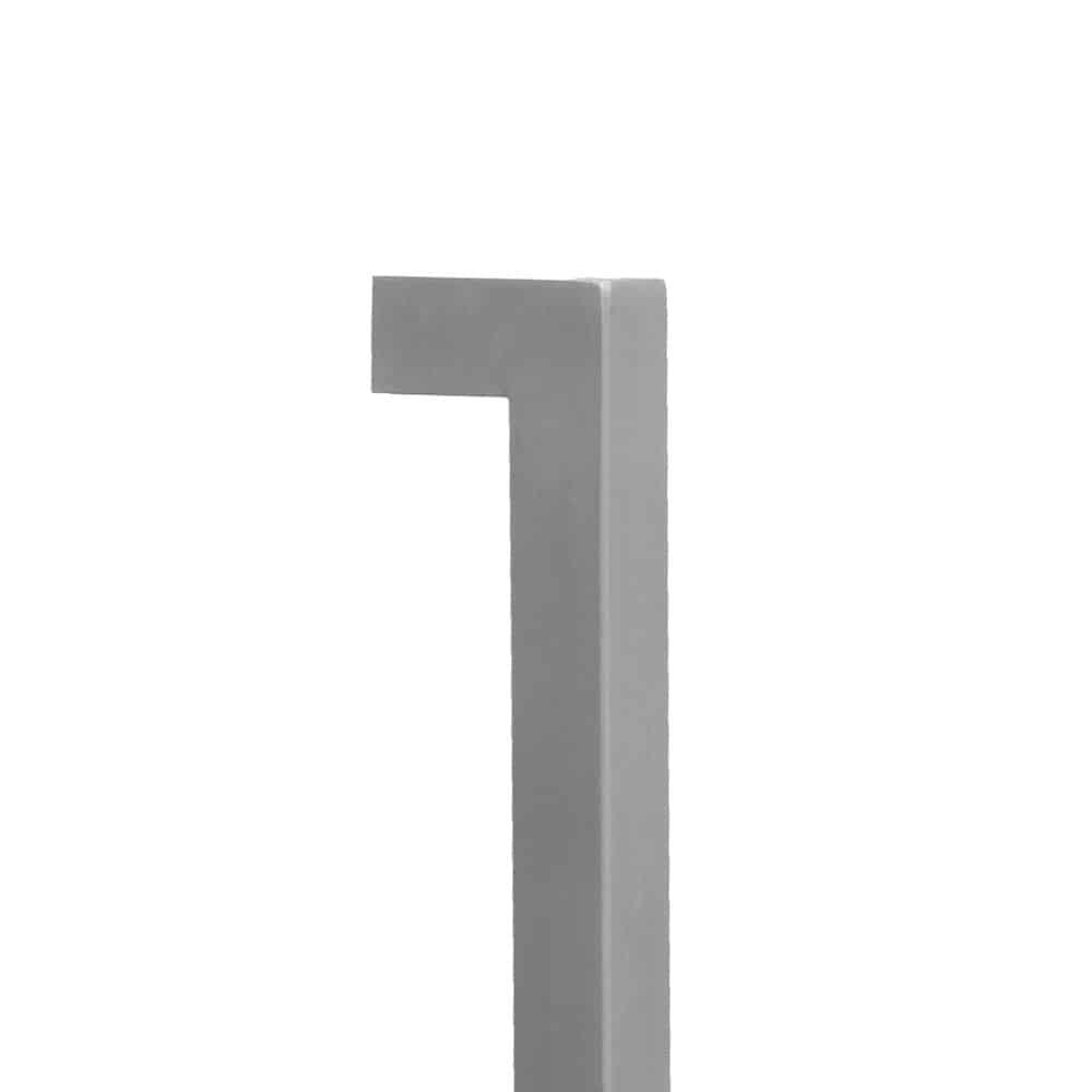 Sierra 100 Door Pull - 1" Solid Square Mitered Grip In Aluminum