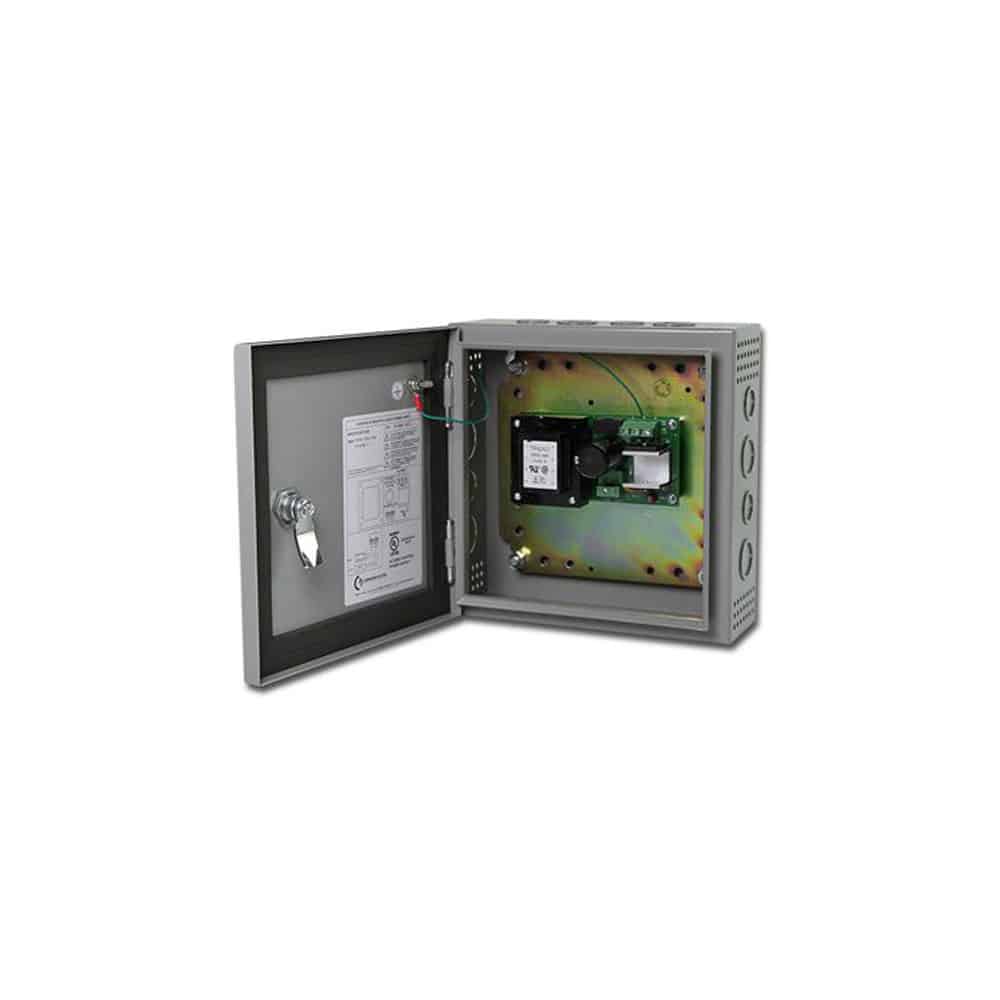 Metal electrical box with a secure locking mechanism